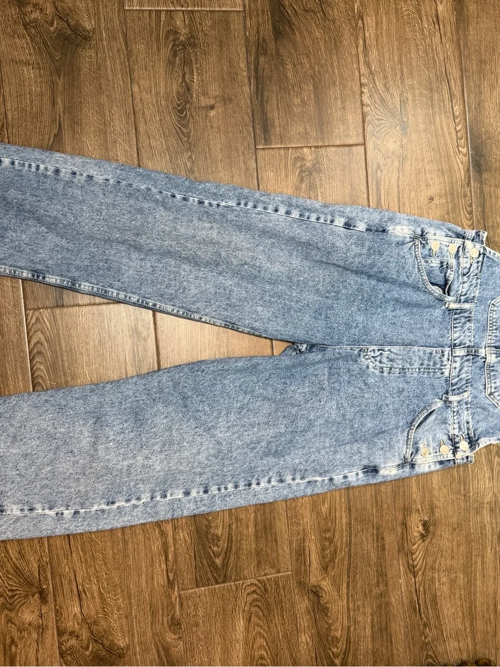 Free People We The Free Ziggy Denim Overalls Size Medium